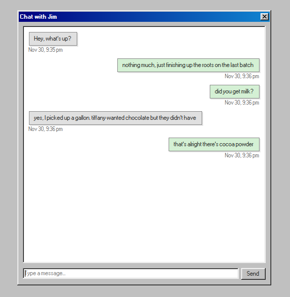 Messaging Interface